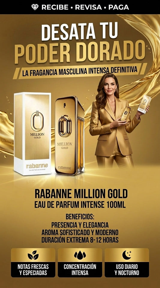 Rabanne Million Gold Eau de Parfum Intense 100ml