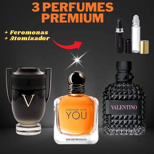 COMBO PREMIUM / VALENTINO + YOU + INVICTUS VICTORY + FEROMONAS + PERFUMERO